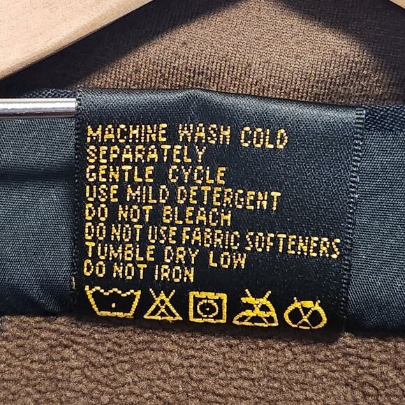 Browning Fleece Pullover Jacket Men's XL 1/4 Zip Gold Buckmark Logo Hunting - Picture 6 of 8